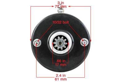 12V Hitachi Type Starter Compatible With Harley Davidson Fxb Sturgis Fxdg Disc Glide Fxe Super Glide thumbnail 9