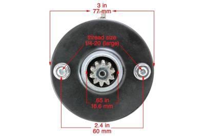 12V 10 Tooth Prestolite Type Starter Compatible With Harley Davidson Fl Flh Fxr Fxrs Super Glide thumbnail 10