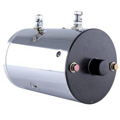 12V Chrome Hydraulic Pump Motor Compatible With Fenner Spx Pro Hopper Lowrider Hydraulic Systems 9 thumbnail 9
