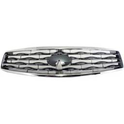New Gray Insert Grille Assembly Compatible With Infiniti Fx50 Base 8 Cyl 5.0L Fx35 Base 6 Cyl 3.5L