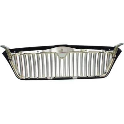 New Black Shell Grille Assembly Compatible With Lincoln Navigator Ultimate 8 Cyl 5.4L Navigator thumbnail 9
