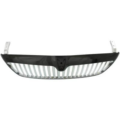 New Black Shell Grille Assembly Compatible With Lincoln Navigator Ultimate 8 Cyl 5.4L 2004-2006 By thumbnail 7