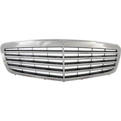 New Chrome Shell Grille Assembly Compatible With Mercedes Benz S550 4Matic 8 Cyl 5.5L S450 4Matic 8