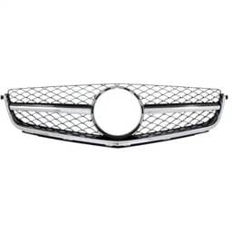New Chrome Shell Grille Assembly Compatible With Mercedes Benz C63 Amg Edition 507 8 Cyl 6.3L C63