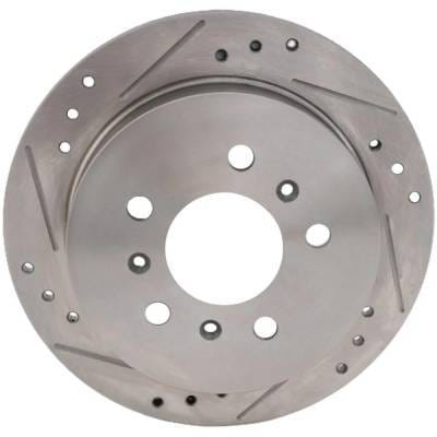 New Cross-Drilled Brake Disc Compatible With Buick Chevrolet Lacrosse Super 8 Cyl 5.3L Monte Carlo thumbnail 5