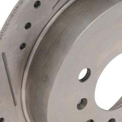 New Cross-Drilled Brake Disc Compatible With Buick Chevrolet Lacrosse Super 8 Cyl 5.3L Monte Carlo thumbnail 7