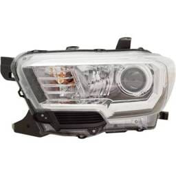 Headlight Compatible With 2018 Toyota Tacoma 2.7L 3.5L I4 Left Driver Side Halogen Rt10010044q 278Hp