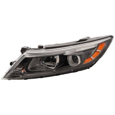 Headlight Compatible With 2014-2016 Kia Optima 2.4L 1.6L I4 Left Driver Side Halogen Rk10010098aq