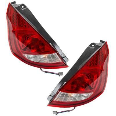 New Pair Of Tail Lights Compatible With Ford Fiesta S Se Ses Hatchback 2011-2013 By Part Numbers