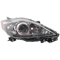 Headlight Compatible With 2008-2010 Mazda 5 2.3L 2.5L I4 L3 L5 Right Passenger Side Halogen
