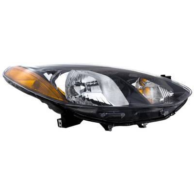 Headlight Compatible With 2011-2014 Mazda 2 Right Passenger Side Halogen Repm100305