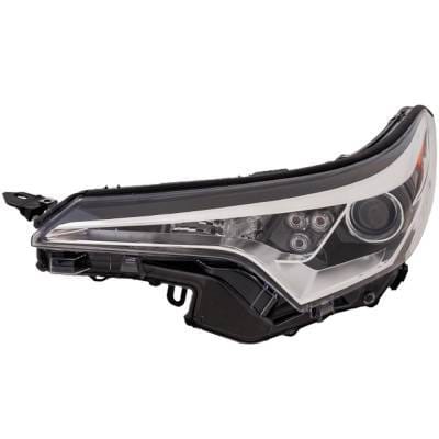 Headlight Compatible With 2018-2019 Toyota C-Hr 2.0L I4 Left Driver Side Halogen Rt10010040 144Hp
