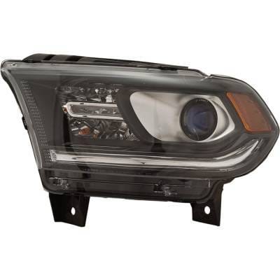 Headlight Compatible With 2016-2020 Dodge Durango 3.6L 5.7L V6 Hellcat Left Driver Side Halogen