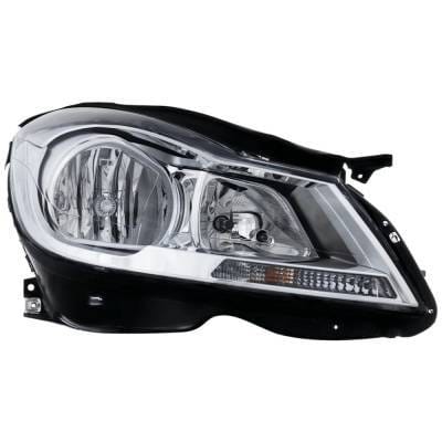Headlight Compatible With 2012-2014 Mercedes-Benz C250 C350 C300 C63 Amg 1.8L 3.0L I4 M271 M272 M276