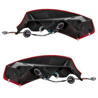 New Pair Of Tail Lights Compatible With Ford Fiesta Titanium Hatchback 2011-2013 By Part Numbers thumbnail 3