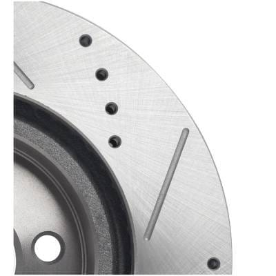 New Cross-Drilled Brake Disc Compatible With Chrysler Dodge 300 Touring 6 Cyl 2.7L Charger Enforcer thumbnail 13
