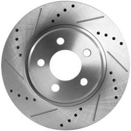 New Cross-Drilled Brake Disc Compatible With Chrysler Dodge Charger Base 6 Cyl 2.7L Charger Sxt Plus