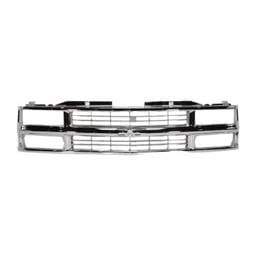 New Cross Bar Grille Assembly Compatible With Chevrolet K1500 Suburban Base 8 Cyl 6.5L C1500