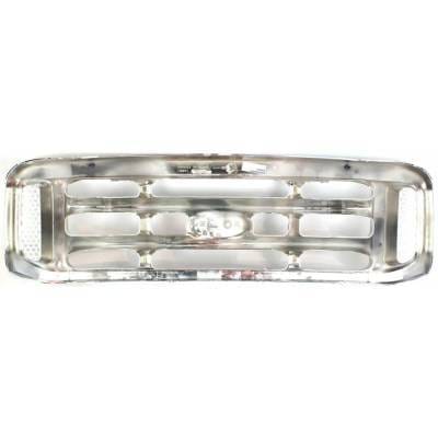 New Cross Bar Grille Assembly Compatible With Ford F-350 Super Duty Lariat 8 Cyl 7.3L F-550 Super thumbnail 7