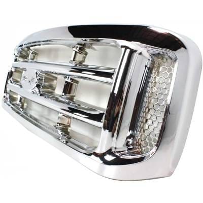 New Cross Bar Grille Assembly Compatible With Ford F-250 Super Duty Xl 8 Cyl 6.0L F-350 Super Duty thumbnail 3