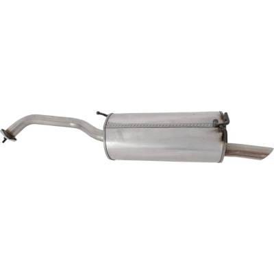 New Stainless Steel Muffler Compatible With Nissan Sentra Sr 4 Cyl 2.0L Sentra S 4 Cyl 2.0L Sentra thumbnail 3