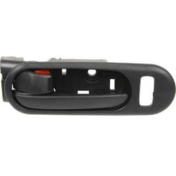 Front Driver Side Interior Door Handle Compatible With 2007-2012 Mazda Cx-7 Black With Lock Button