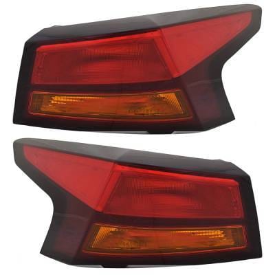 New Halogen Outer Pair Tail Lights Compatible With Nissan Altima Edition One Sedan 4 Door 2.0L 2.5L
