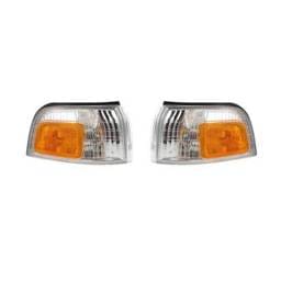 New Side Marker Light Pair Compatible With Honda Accord 1990 1991 34300-Sm4-A02 34350Sm4a02