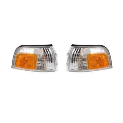 New Side Marker Light Pair Compatible With Honda Accord 1990 1991 34300-Sm4-A02 34350Sm4a02