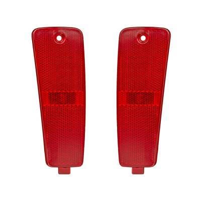 New Rear Side Marker Light Pair Compatible With Chevrolet Hhr 2006-2011 20776733 20890411 Gm2861109