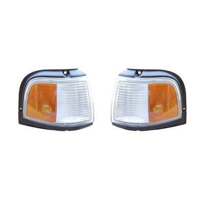New Pair Of Side Marker Lights Compatible With Oldsmobile Cutlass Ciera 1988-1991 5977862 Gm2551104 thumbnail 2