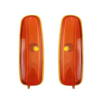 New Pair Side Marker Lights Compatible With Gmc Savana 2500 3500 96-02 5977276 Gm2551152 5977275 thumbnail 2