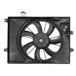 New Dual Radiator And Condenser Fan Compatible With Kia Forte Forte5 Forte Koupe 2015-2016