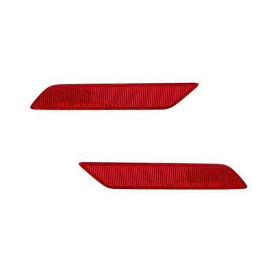 New Pair Of Reflector Lights Compatible With Honda Civic 2013-2015 Ho1184105 33505-Tr0-A51 thumbnail 2