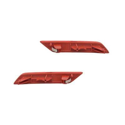 New Reflector Lights Pair Compatible With Honda Civic 2013 2014 15 33505-Tr0-A51 33555Tr0a51 thumbnail 6