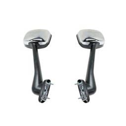 New Chrome Door Mirror Pair Fits Freightliner Cascadia 125 2008-2015 A2266565002