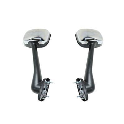New Chrome Door Mirror Pair Fits Freightliner Cascadia 125 2008-2015 A2266565002 thumbnail 3