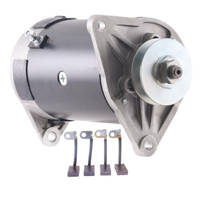 New 25 Amp Generator And Four Brushes Fits Club Car Golf Carts Fe350 1984-06 Gsb10704a