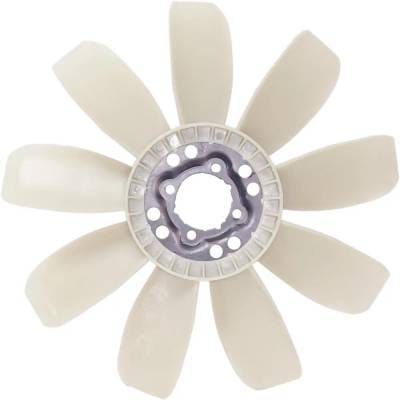 New 9 Blades Fan Blade Compatible With Chevrolet Gmc Sierra 2500 Hd Sle 8 Cyl 6.0L Tahoe Base 8 Cyl
