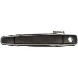 Driver Side Front Exterior Door Handle Compatible With 2008-2014 Gmc Yukon Gmc Sierra Smooth Black