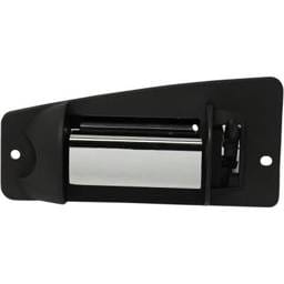 Driver Side Front Exterior Door Handle Compatible With 2001-2007 Gmc Sierra Chrome Lever With Black