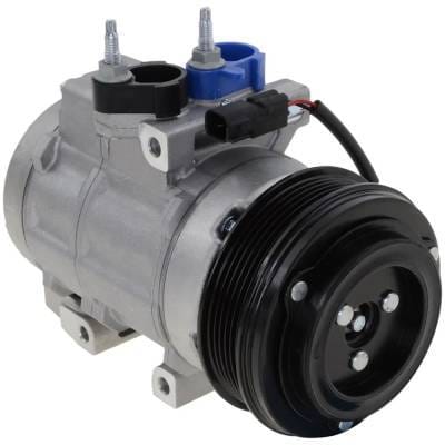 New 6-Groove Pulley A/C Compressor Compatible With Ford F-150 Fx4 8 Cyl 6.2L Expedition Max King