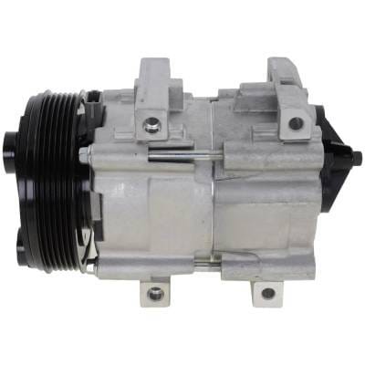 New 6-Groove Pulley A/C Compressor Compatible With Ford F-150 Eddie Bauer 6 Cyl 4.9L E-150 Econoline thumbnail 7