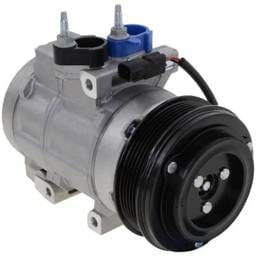 New 6-Groove Pulley A/C Compressor Compatible With Ford Expedition Xl 8 Cyl 5.4L F-150 Platinum 8