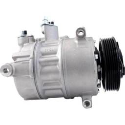 New 6-Groove Pulley A/C Compressor Compatible With Audi Volkswagen Tt Quattro Base 6 Cyl 3.2L Beetle