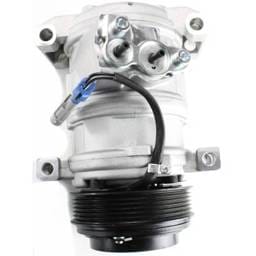 New 6-Groove Pulley A/C Compressor Compatible With Chevrolet Gmc Express 3500 Base 8 Cyl 6.6L Sierra