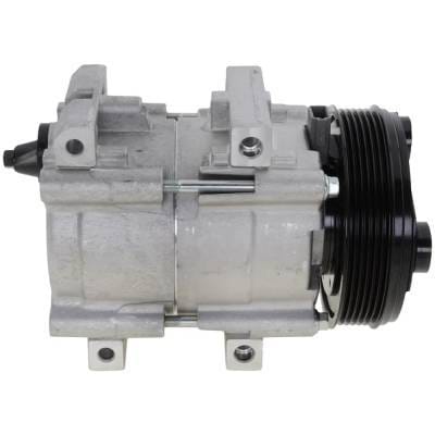 New 6-Groove Pulley A/C Compressor Compatible With Ford E-350 Econoline Xl 6 Cyl 4.9L Windstar Base thumbnail 3