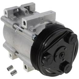 New 6-Groove Pulley A/C Compressor Compatible With Ford F-250 Hd Xl 8 Cyl 7.5L E-350 Econoline Club