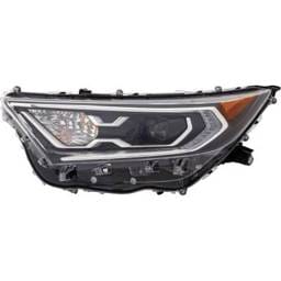 Headlight Compatible With 2019-2021 Toyota Rav4 2.5L I4 A25a-Fks A25a-Fxs Left Driver Side Led