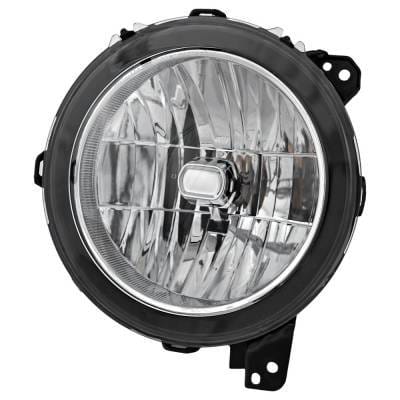 Headlight Compatible With 2018-2024 Jeep Wrangler Gladiator 3.6L 2.0L V6 Gme-T4 Right Passenger Side